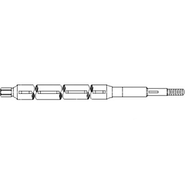 Aftermarket H156577 New Feeder House Upper Shaft 73.87" Fits John Deere Combine 9610 9650 COG10-0064 - main